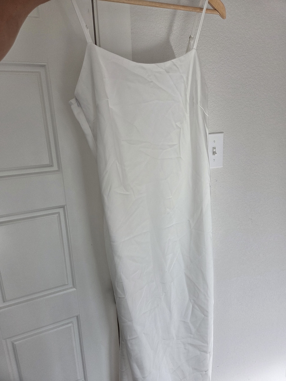 Cider Strapless White Slip Dress NEW WITH TAG